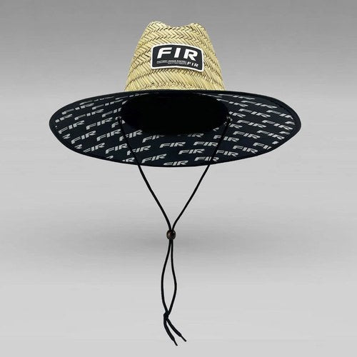 Shoreside Straw Hat - Fir Text Patch - One Size