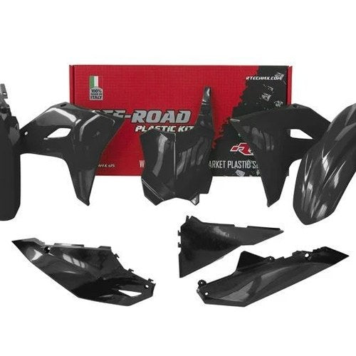 R-TECH Black Plastic KIT/5 Kawasaki KX250/X 2025, KX450 2024-2025