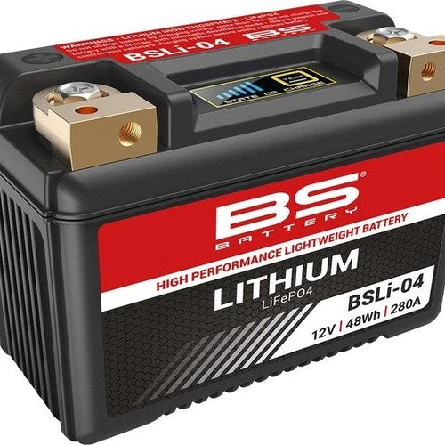 BS Battery Lithium Ion Battery BSLi-04 #360104 fits Suzuki/Vespa/Honda