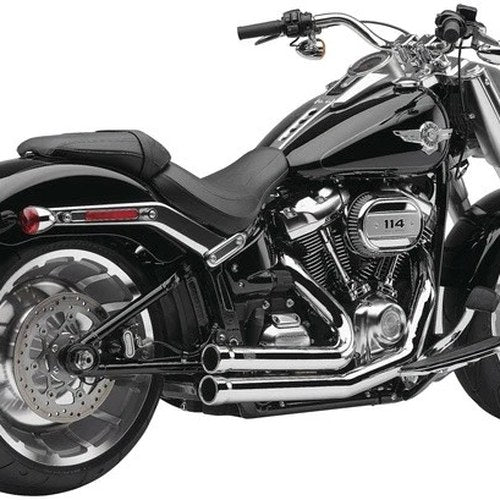 Cobra Speedster Short 909 Exhaust System Chrome #6715 Harley Davidson