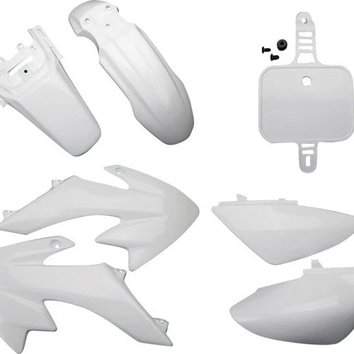 UFO Complete Plastics Kit White HO36004041 for Honda CRF50F 2004-2009/2011-2021