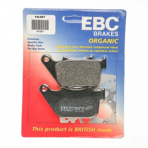 Ebc Organic Brake Pads Rear #FA387 Harley Davidson Sportster/XR1200/XR1200X