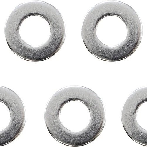 Drag Specialties Rear Axle Washers Chrome 5-Pack #232893 Harley Davidson