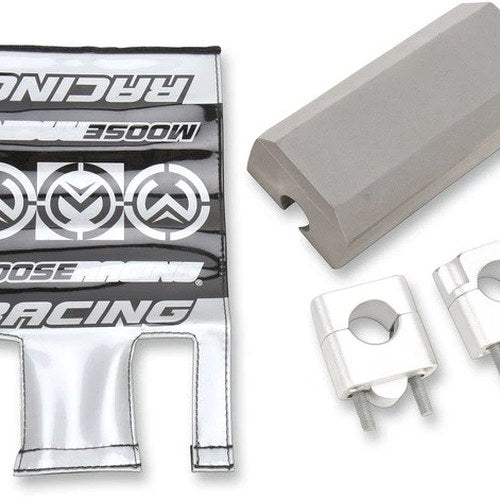 Moose Universal Handlebar Clamp Kit 7/8" to 1-1/8" 30mm Chrome