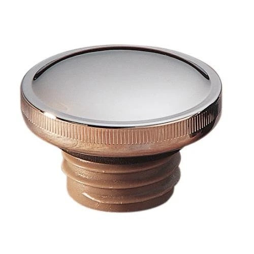 DS Chrome Screw-In Gas Cap Vented Harley Davidson 139555