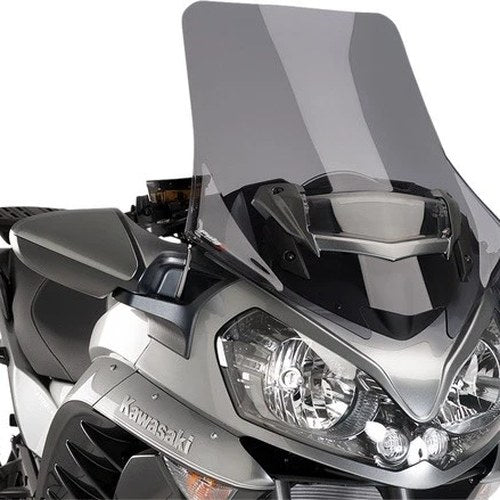 Puig Touring Windscreen Dark Smoke #7628F for Kawasaki Concours 14 ABS 2015-2017