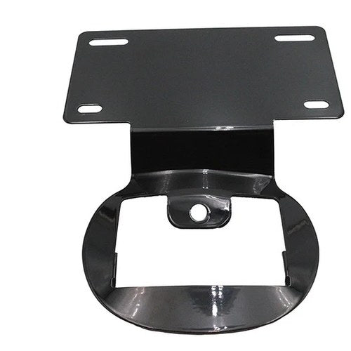 License Plate Relocation Bracket Black for Harley-Davidson