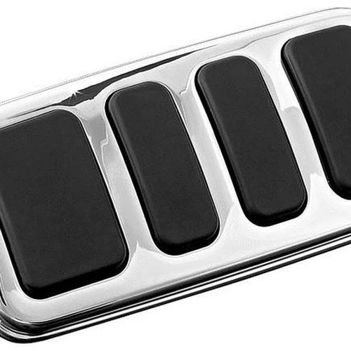 Kuryakyn Extended Brake Pedal Pad 1" Wider Chrome #4456 Harley Davidson