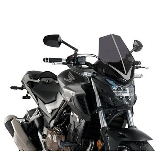Puig New Generation Sport Windshield Dark Smoke 3657F for Honda CB500 2016-2020