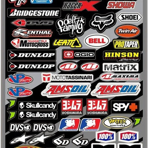 Dcor Universal Decal Sheet MX Misc. I