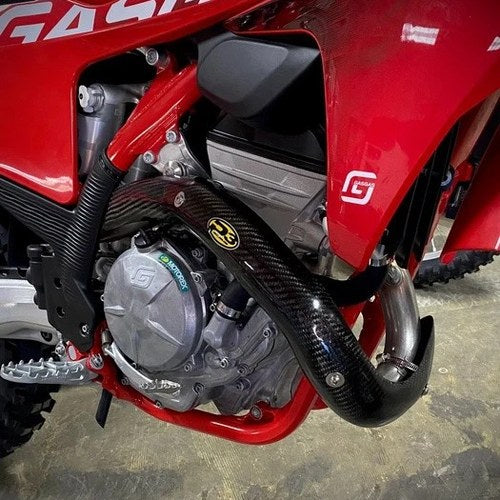 P3 MAXCoverage Carbon Fiber Heat Shield 204004 Gas EX 350F/MC 350F 2024-2025