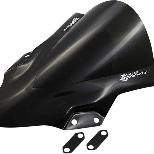 Zero Gravity Double Bubble Windscreen Dark Smoke for Kawasaki Ninja 400 ABS 2018