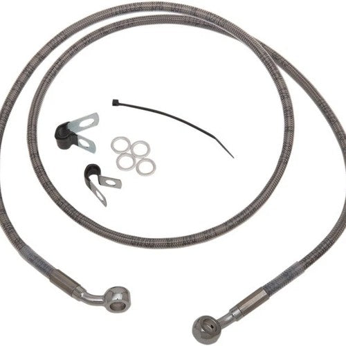 DS Braided Brake Line Kit Front +8" Harley Davidson Sportster 883/1200 #143702