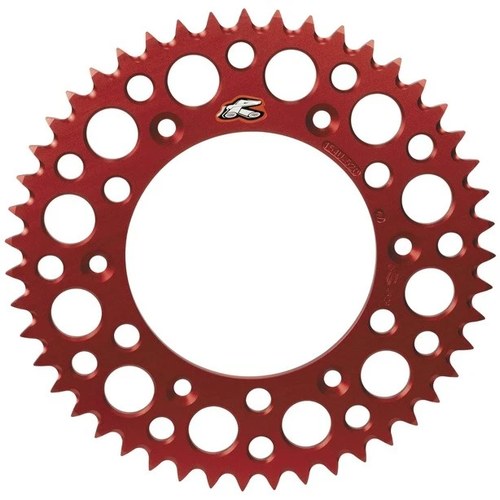 Renthal Sprocket Rear 51T 520 Ultralight Aluminum Red #154U-520-51GRRD Honda