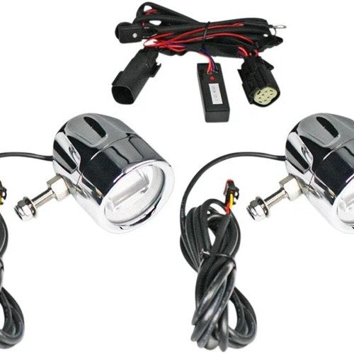 Custom Dynamics Universal ProBEAM LED Halo Fog Lights Chrome