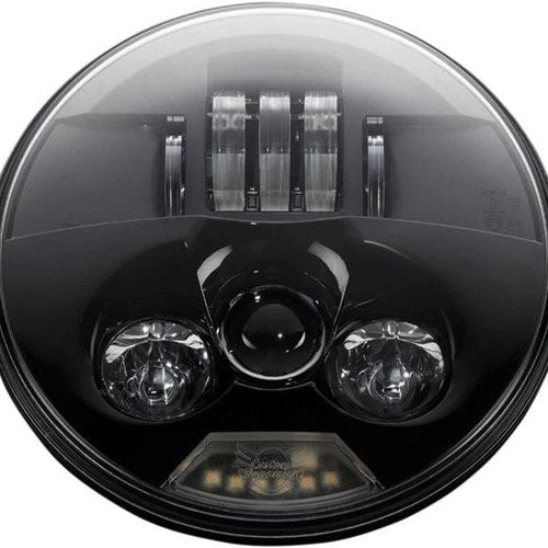 Custom Dynamics ProBEAM LED Headlamp True Black #PB-7-B Harley Davidson