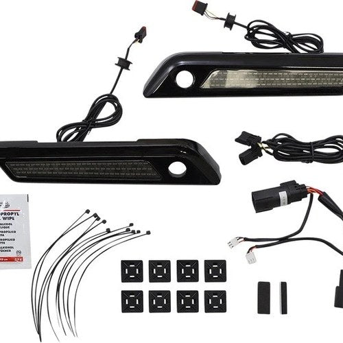 Custom Dynamics LED Saddlebag Latch Lights Black Smoke #CD-SBL-BCM-SB