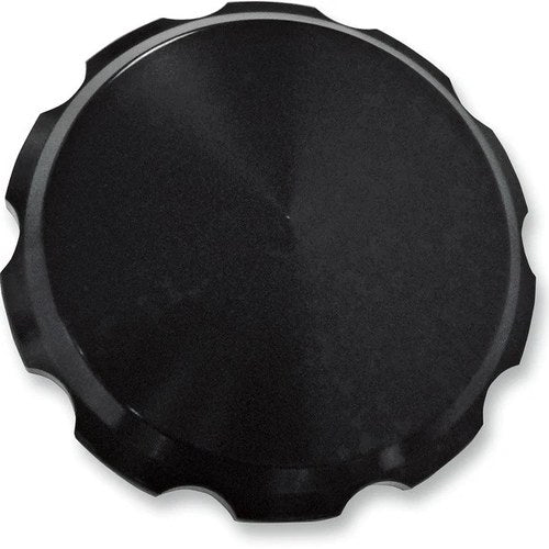 Joker Machine Vented Gas Cap Smooth Black #10-442B Harley Davidson