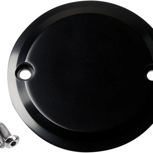 Joker Machine Smooth Point Cover 2-Hole Black #02-98-SB Harley Davidson