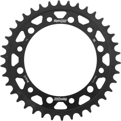 Supersprox Racing Steel Rear Sprocket 520 38T Black #RFE-8462-38-BLK for Honda