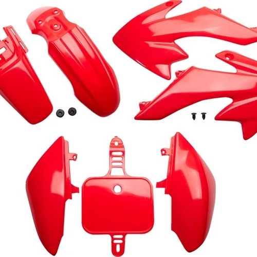 UFO Plastics Kit Red HO36004070 for Honda CRF50F 2004-2009/2011-2021