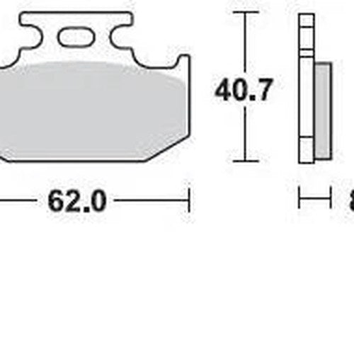 Braking SM1 Brake Pads #722SM1 for Kawasaki/Suzuki/Yamaha