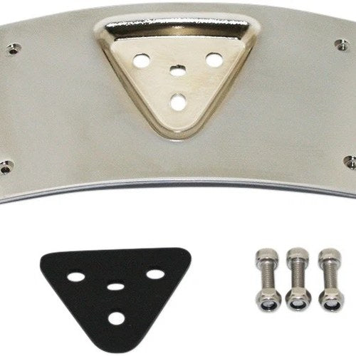 Custom Dynamics Radius License Plate Mount Chrome #CD-PFM-C Harley Davidson