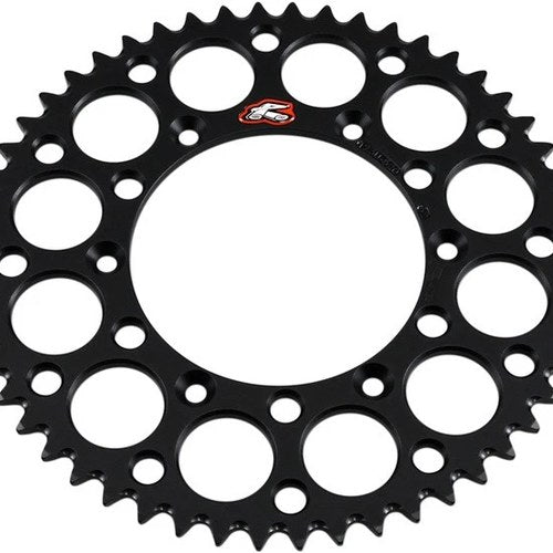 Renthal 520 Ultralight Aluminum Rear Sprocket 52T Black #123U-520-52GYBK