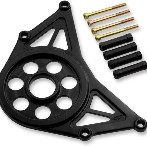 Joker Machine Pulley Cover Black #30-800-1 Indian Scout/Scout Sixty/Scout Bobber