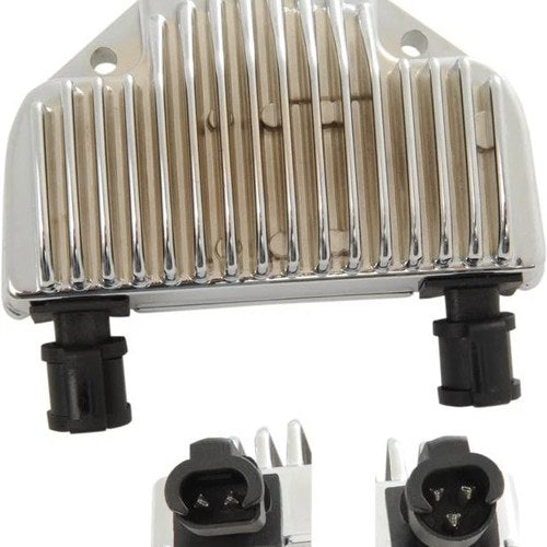 DS Solid-State Voltage Regulator Chrome Harley Davidson Dyna 144703