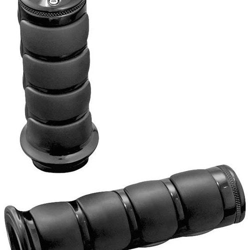 Kuryakyn Iso Grips Black #6340 for Honda/Suzuki