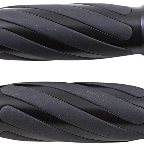 Drag Specialties Twisted Grips Matte Black Harley Davidson