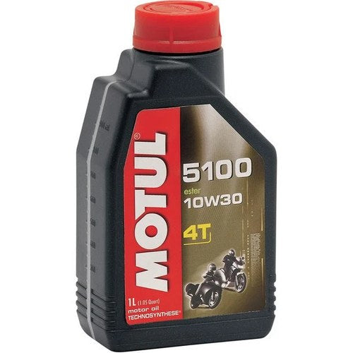 Motul 5100 Synthetic-Blend 4T Motor Oil 10W30 1 Liter