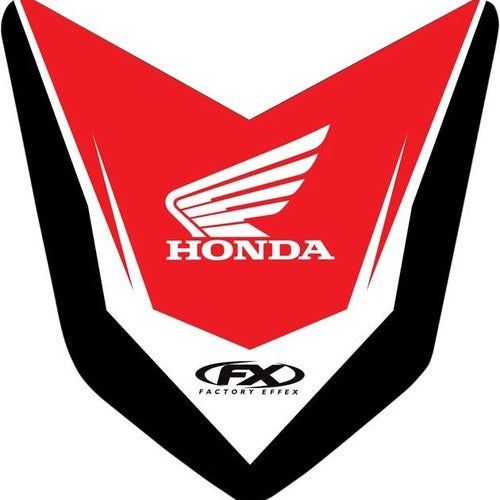Factory Effex Front Fender Graphics Kit Red #17-30328 Honda CRF450R/CRF250R