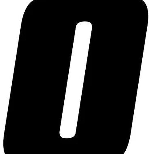 Dirt Digits Vinyl Numbers 5.5"H Black #0 3-Pack
