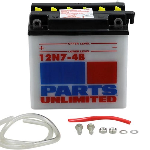 Parts Unlimited Conventional Battery 12V 12N7-4B Triumph Bonneville 1959-1972