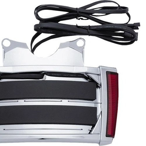 Ciro LED License Plate Frame Chrome Red Harley Davidson Street Glide/Road Glide