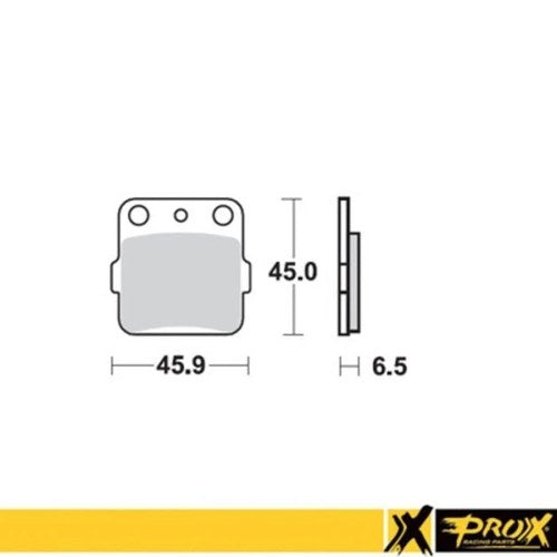 ProX Sintered Brake Pads Rear #37.200802 for Yamaha/Suzuki YZ85/RM250/RM125