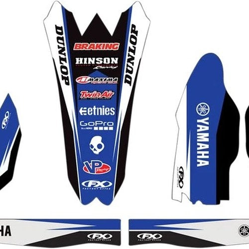 Factory Effex Universal Trim Kit Yamaha Factory Racing Black/Blue/White 17-50228