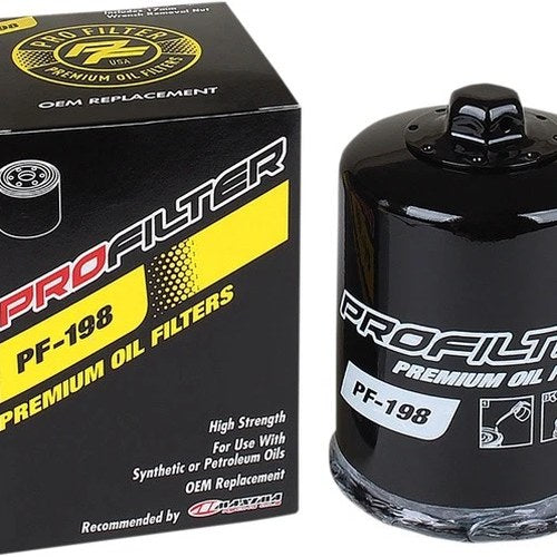 Pro Filter Premium Oil Filter Black #PF-198 Victory