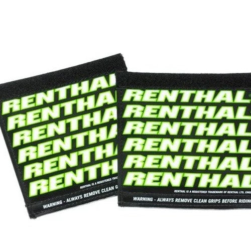 Renthal Clean Grips Grip Covers Black/Green/White