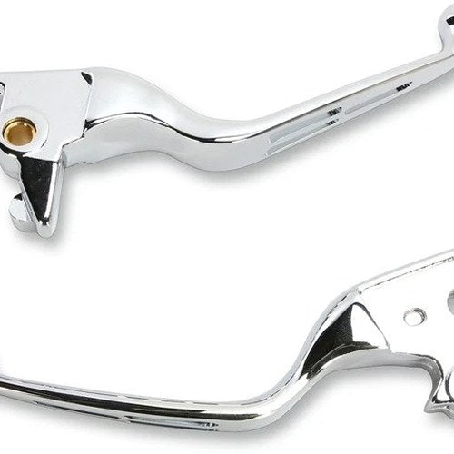 DS Slotted Wide Blade Lever Set Chrome #0610-1684 Harley Davidson