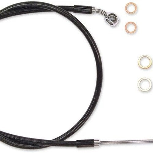 Magnum Alternate Length XR ABS Front Upper Brake Line 38" Blk/Chr #SBC1410-38