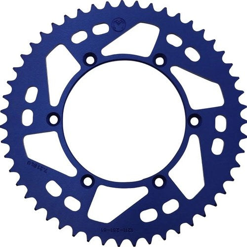 Moose Rear Aluminum Sprocket 51T Blue for Yamaha