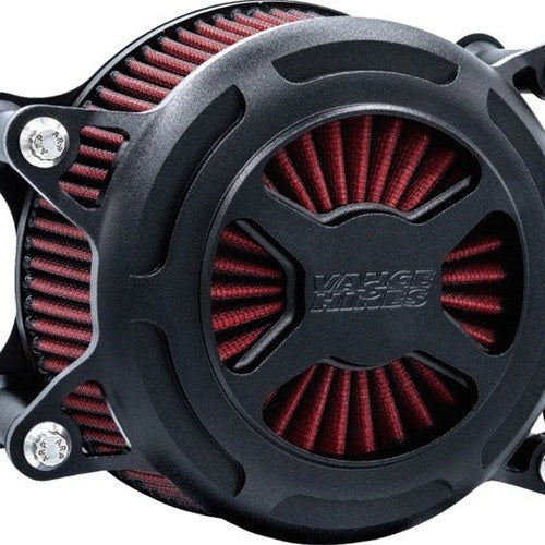 Vance & Hines VO2 X Air Cleaner Wrinkle Black #41101 Harley Davidson