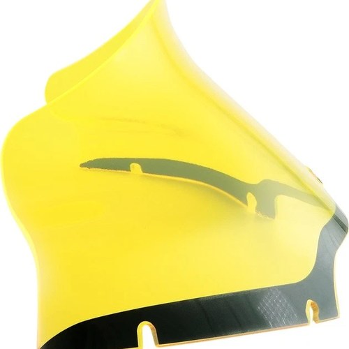 Klock Werks Ice Kolor Flare Windshield 9" Yellow Harley Davidson Road Glide