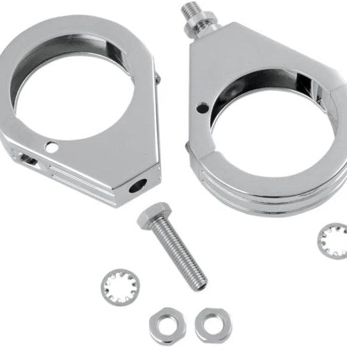 DS Grooved Turn Signal Fork Clamps 49mm