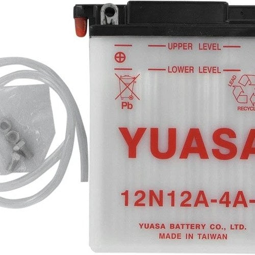 Yuasa Conventional Battery 12N12A-4A-1 #YUAM2221B for Honda/Yamaha/Kawasaki