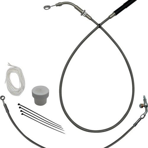 Fat Baggers EZ Install Cable/Line Kit for 14" Ape Bars Stainless #119914