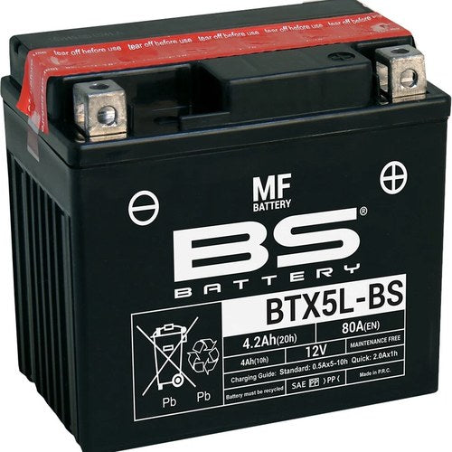 BS Battery Maintenance Free Battery BTX5L-BS #300618